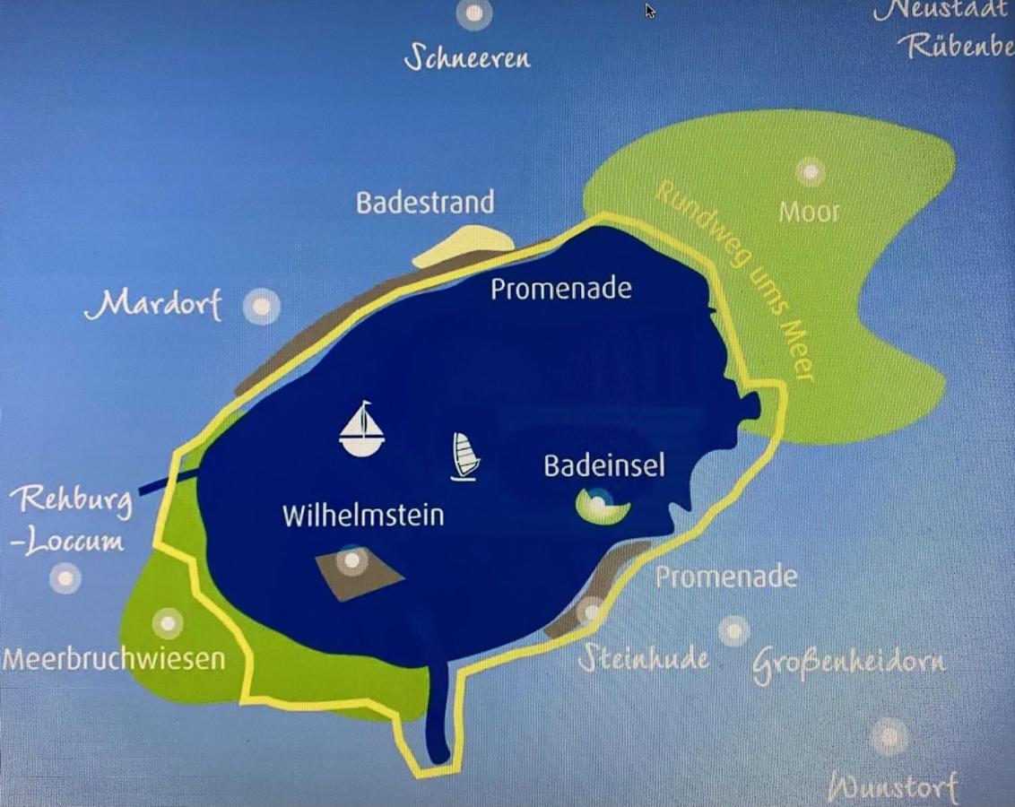 Ferien-Whg Stuenkel Nahe Steinhuder Meer Mit Garten Und Balkon Εξωτερικό φωτογραφία
